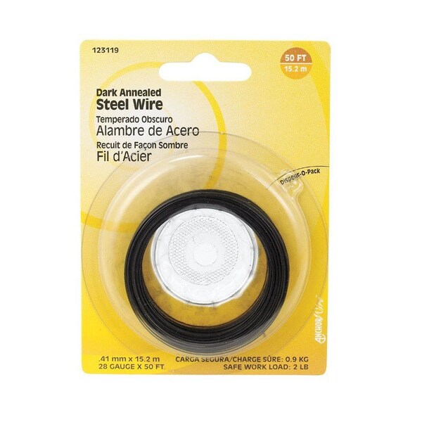 Hillman HILLMAN 50 ft. L Black Annealed Steel 28 Ga. Wire, PK10 123119-N - main